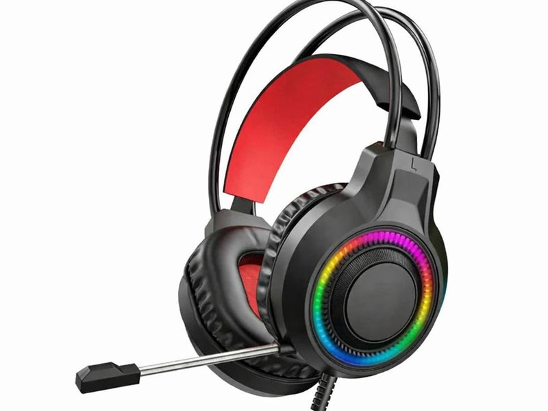 MISDE V6S RGB Gaming Headset with Noise Cancelling Microphone | Stereo Surround Sound | USB RGB + 3.5mm Audio | PC, Laptop, PS4, Xbox