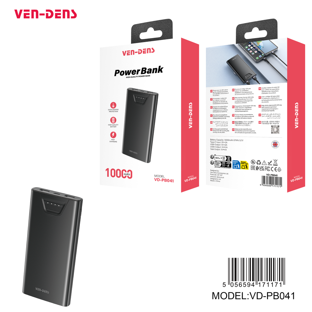 Ven Dens VD-PB041 20000mAh Power Bank