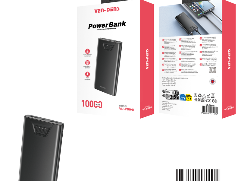 Ven Dens VD-PB041 20000mAh Power Bank